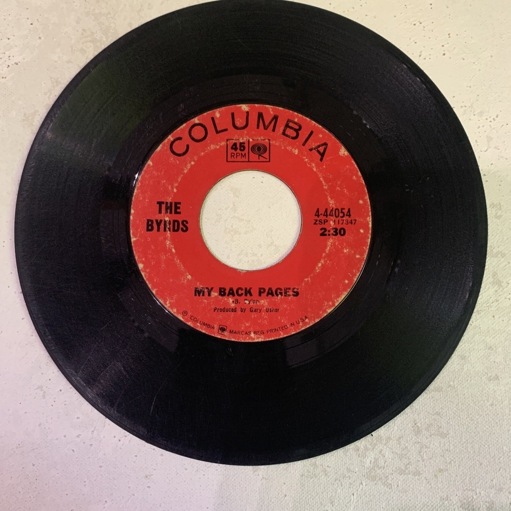 Rock 45 The Byrds - Renaissance Fair / My Back Pages On Columbia